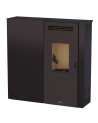 copy of Pellettikamiina slim 13 kW musta lasi VERNON