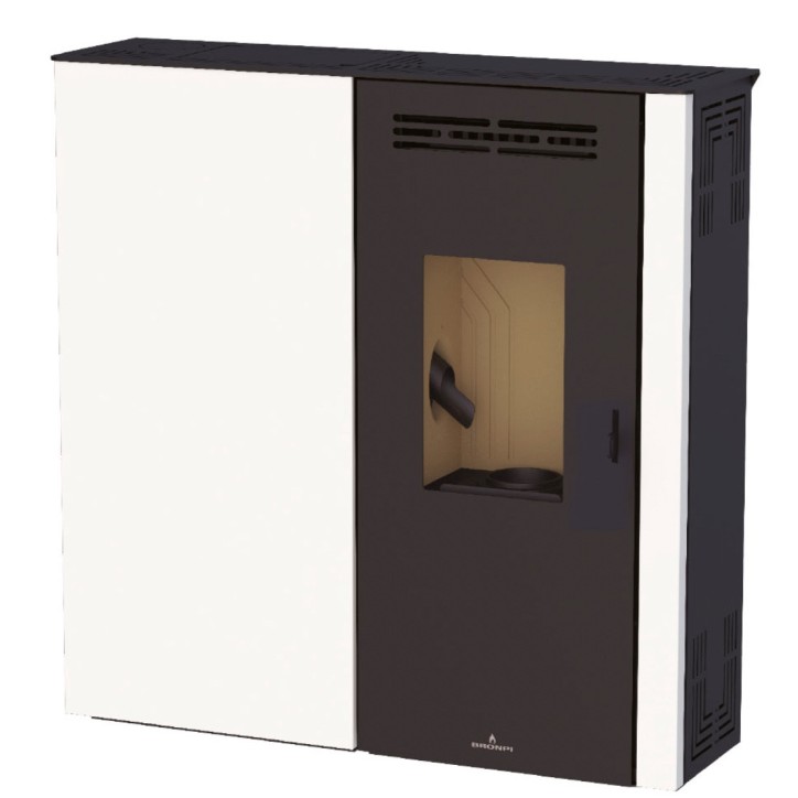 Stufa a pellet Lupe Avorio da 9 kW