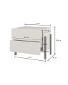 Dormitorio completo JONK 160 x 200 cm