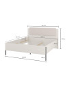 Dormitorio completo JONK 160 x 200 cm