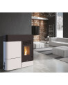 copy of Salamandra a pellets slim 13 kW vidro preto VERNON