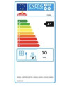 copy of Pelletkachel slim 13 kW zwart glas VERNON