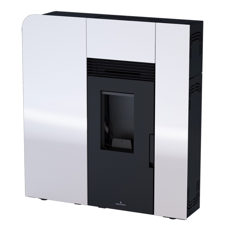 copy of Pelletkachel slim 13 kW zwart glas VERNON
