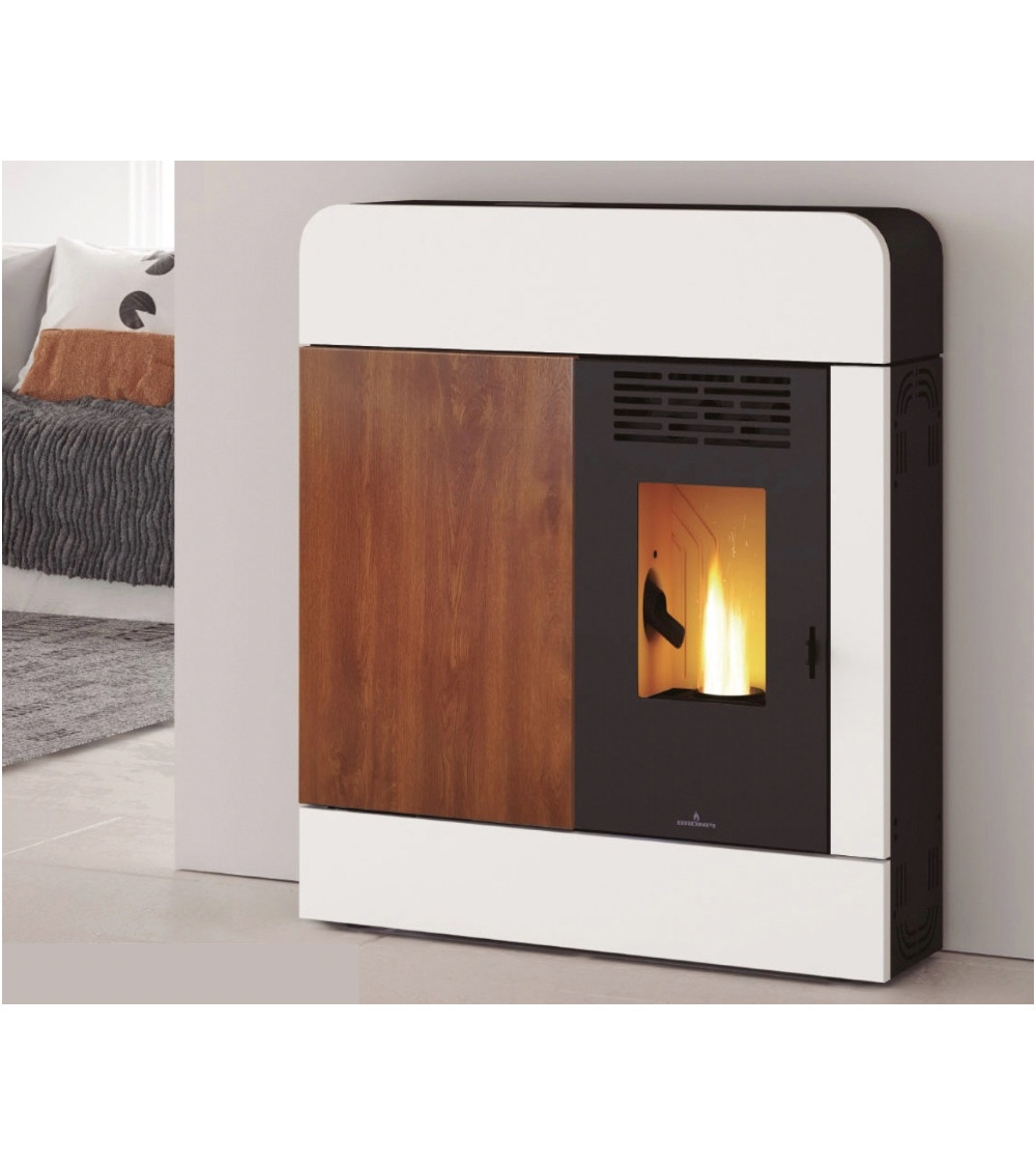 copy of Pellettikamiina slim 13 kW musta lasi VERNON
