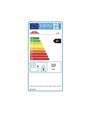 Poêle à pellet BRONPI 11kW - Adry noir