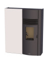 copy of Pellettikamiina slim 13 kW musta lasi VERNON