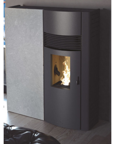 Poêle à pellet Adry 11kW pierre grise