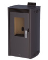 Stufa a pellet Noa 11 kW nera