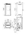 copy of Pellettikamiina slim 13 kW musta lasi VERNON