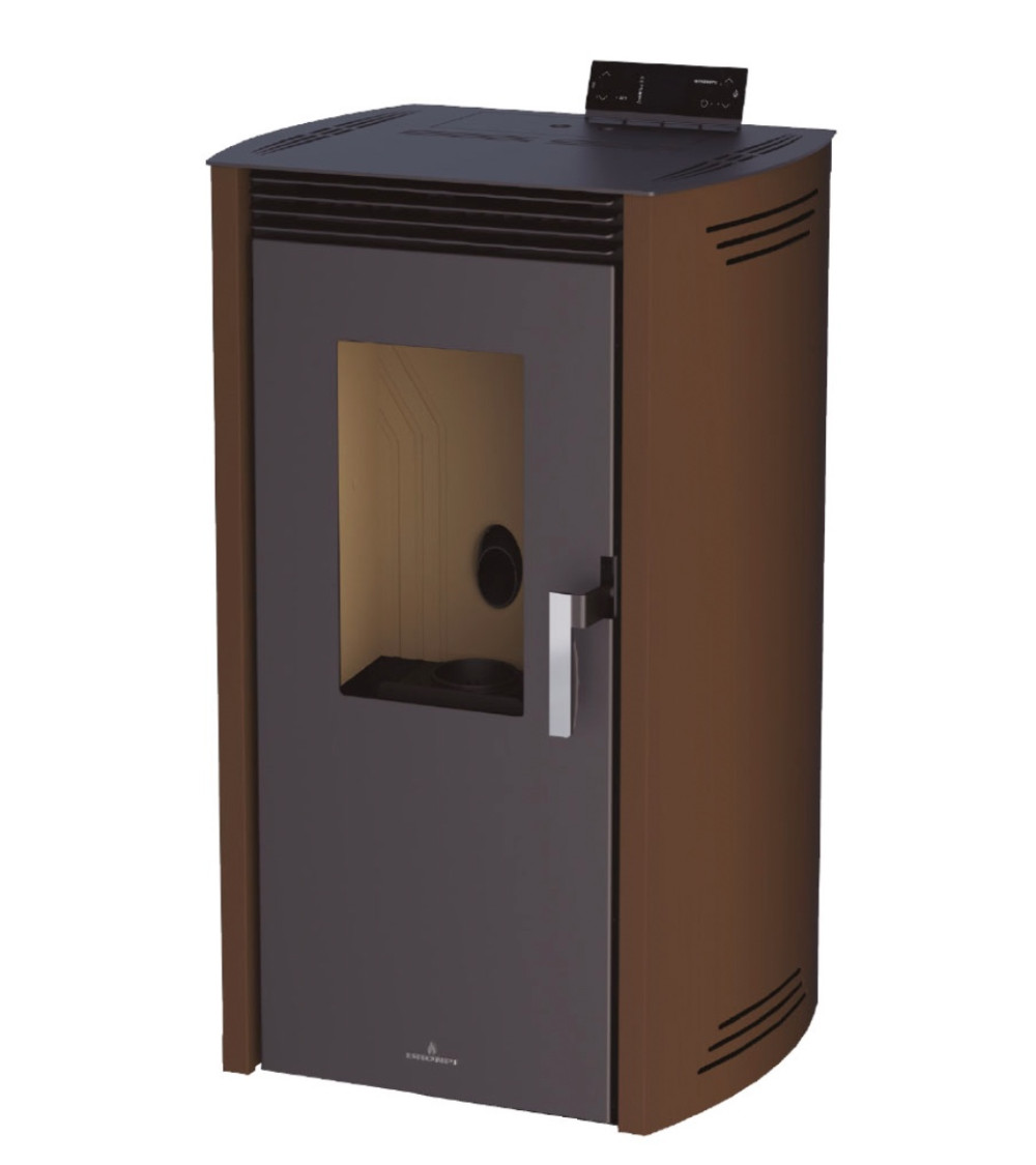 copy of Pelletkachel slim 13 kW zwart glas VERNON