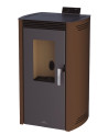 Poêle à pellet BRONPI 11kW - Noa Moka
