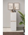 Colonne FANTASY Blanc laqué/chêne Cadiz 54 x 170 cm