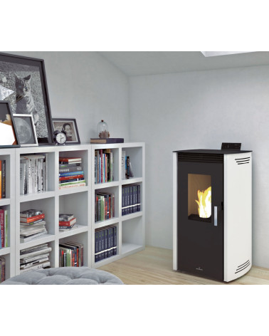 Poêle à pellet Noa 11kW Ivoire