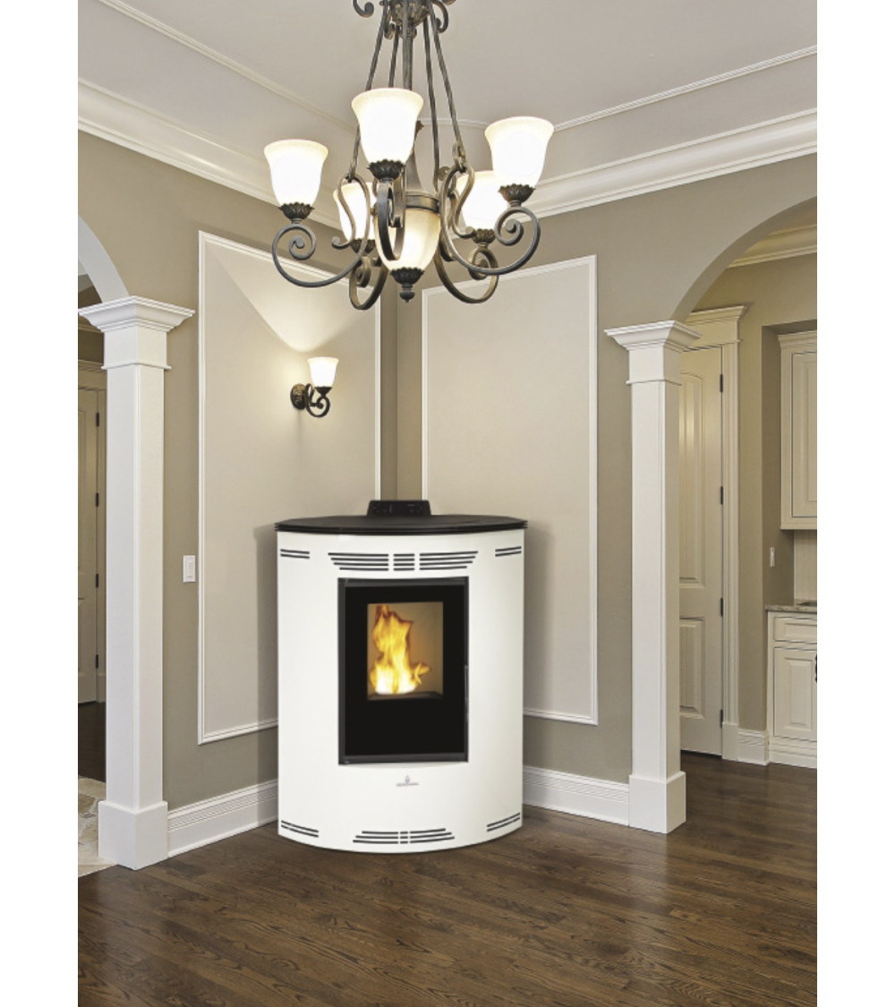 copy of Pelletkachel slim 13 kW zwart glas VERNON