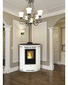 copy of Poêle à pellet canalisable slim 13 kW verre noir VERNON