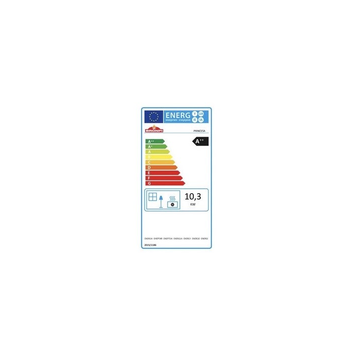 Stufa a pellet 11,7kW - Princesa Avorio