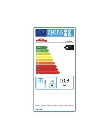 Poêle à pellet Princesa Noir BRONPI 11,7kW