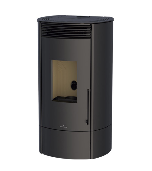 Pellettiliesi slim 13 kW VERNON musta lasi eurooppalainen valmistus verkkokaupassamme