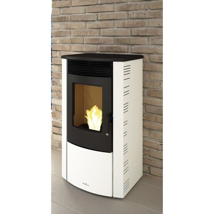 copy of Pellettikamiina slim 13 kW musta lasi VERNON