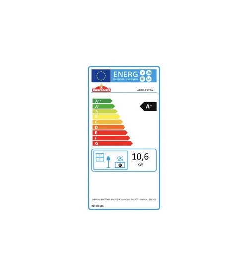 copy of Pelletkachel slim 13 kW zwart glas VERNON
