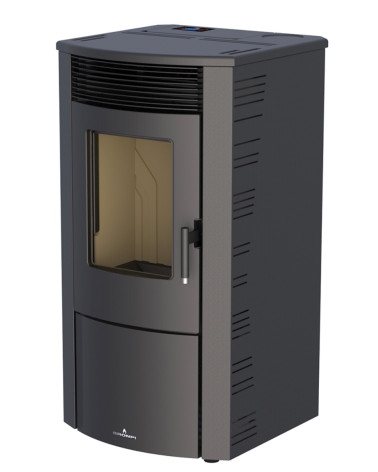 Stufa a pellet Abril Extra Nera 11kW