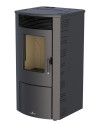 copy of Pellettikamiina slim 13 kW musta lasi VERNON