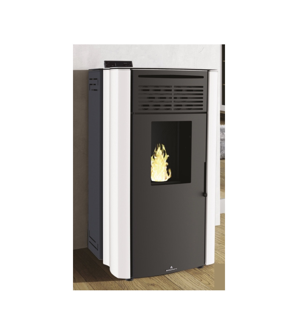 copy of Pelletkachel slim 13 kW zwart glas VERNON