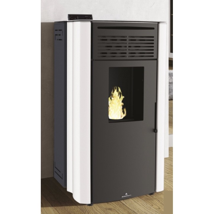 Termostufa a pellet Coral Avorio 15kW