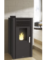 Poêle à pellet BRONPI 15kW - Eva noir