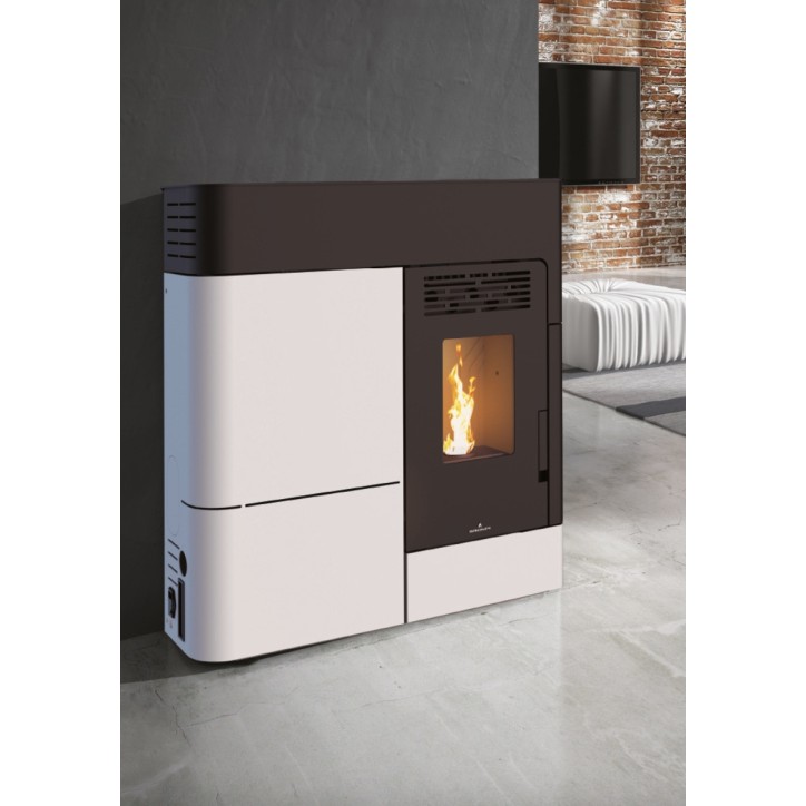 copy of Pelletkachel slim 13 kW zwart glas VERNON
