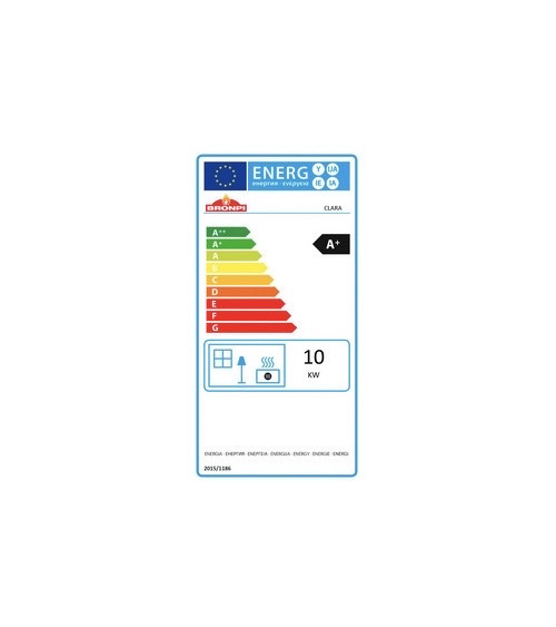 Salamandra a pellets slim 13 kW VERNON vidro preto Fabrico europeu na nossa loja online
