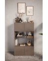 Vitrine FANTASY Bronze/chêne Mercure 105 x 170 cm