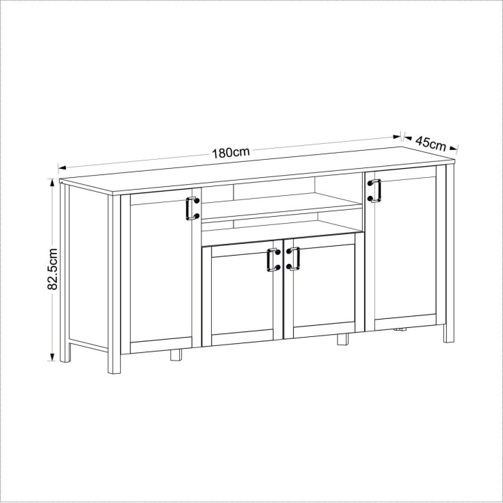 Salon complet Rosa gris clair et bois