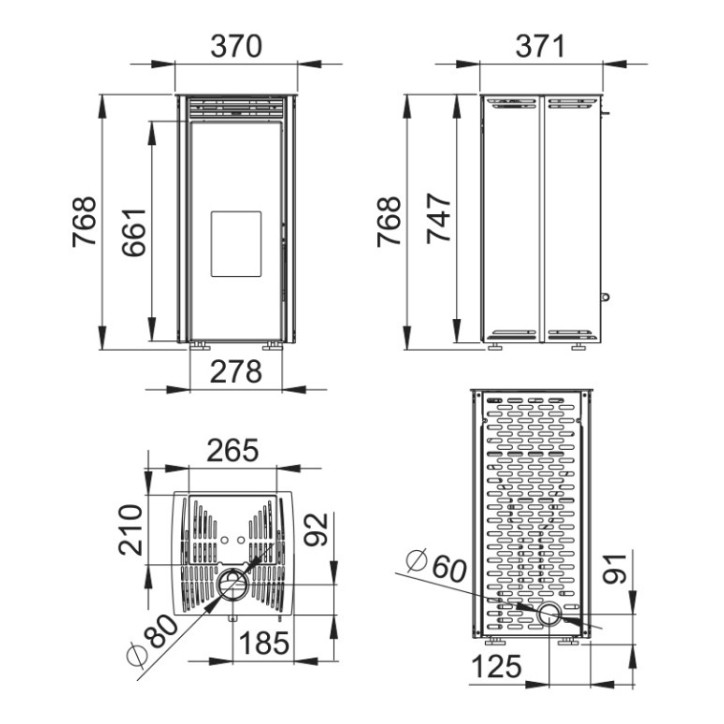 copy of Caldeira SUPETAR de 27 kW com limpeza automática e compactador de cinzas