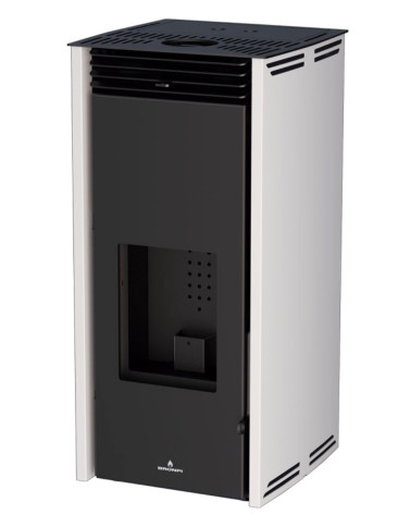 Stufa a pellet senza elettricità Free-6 6kW Avorio