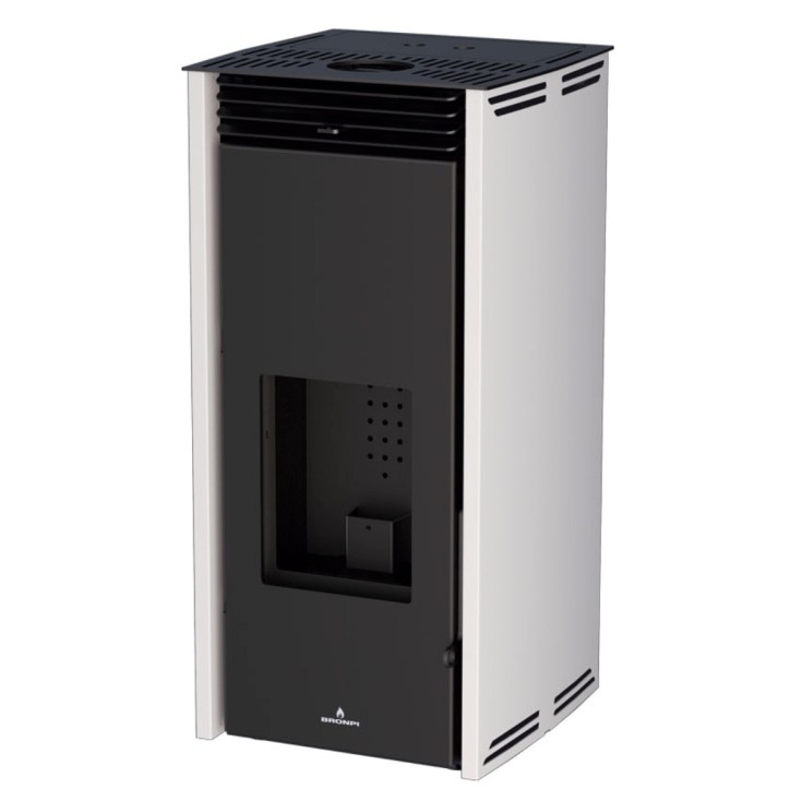 Poêle à granulés sans électricité Free-6 6kW Ivoire