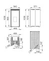 Estufa de pellets sin electricidad Free-11 11kW Marfil