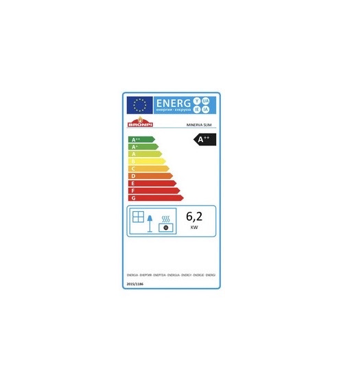 Estufa Slim de Pellets Minerva Marfil 6,7kW