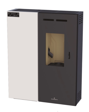 Estufa Slim de Pellets Minerva Marfil 6,7kW