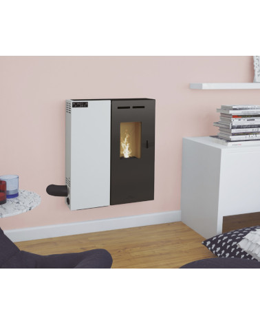 Estufa Slim de Pellets Minerva Marfil 6,7kW