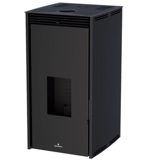 Poêle à pellet - SANS ELECTRICITE - FREE 11 kW couleur noire