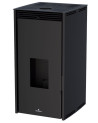 Poêle à granulés sans électricité FREE 11 kW - noir