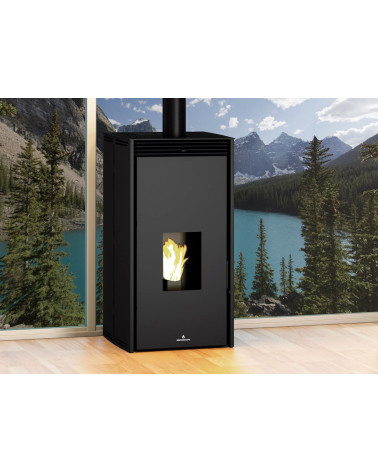 Poêle à granulés sans électricité FREE 11 kW - noir