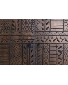 Buffet Tribal 180 cm en bois de manguier foncé