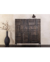 Aparador TRIBAL 120 cm en madera de mango tallada
