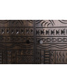 Buffet TRIBAL 120 cm en bois de manguier sculpté