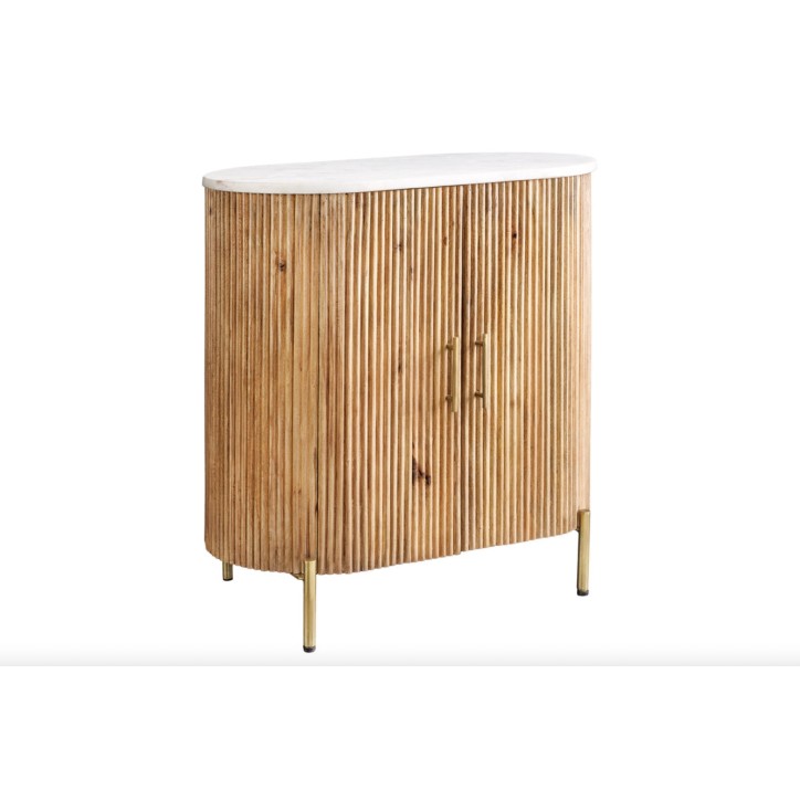 Console CHIC 70 cm en bois de manguier naturel