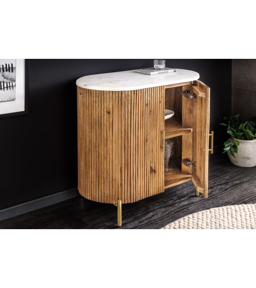 Consola CHIC 70 cm en madera de mango natural