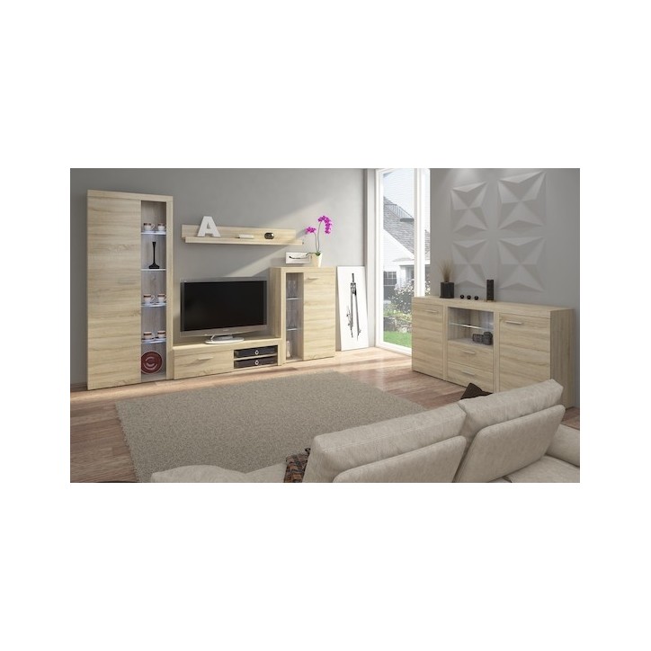 Ensemble Salon Vanillo chêne Sonoma