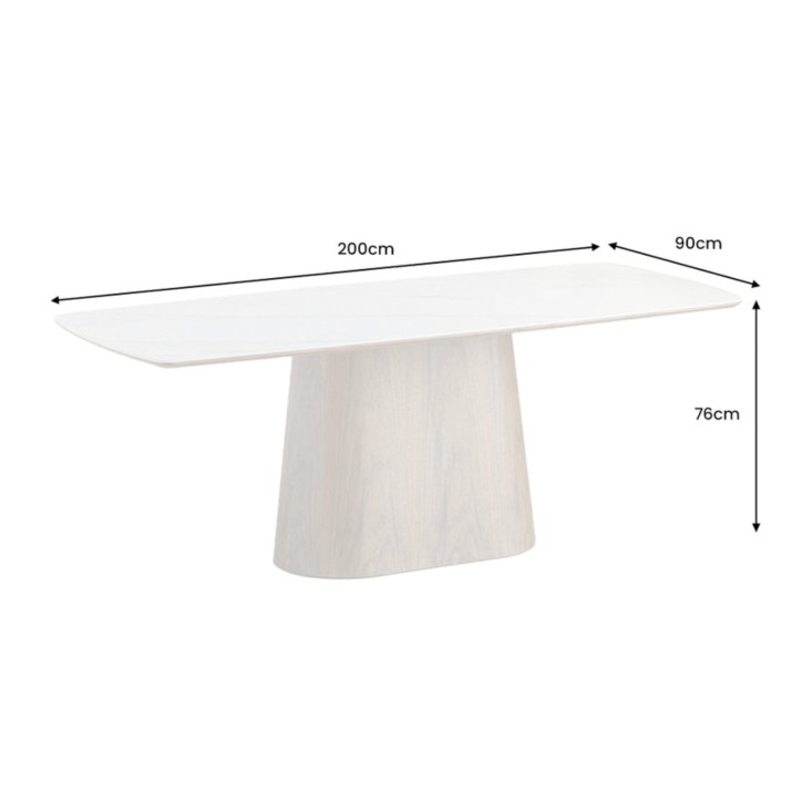 Mesa de comedor UNIQUE 200 cm